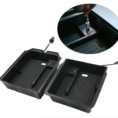 Armrest Storage Box For Tesla Model 3 Highland fra 2023 - EVtilbud 