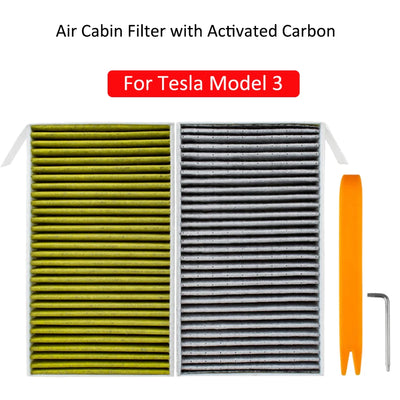 Cabin Air Filter for Tesla Model 3 and Y (2 pcs) - EVtilbud 