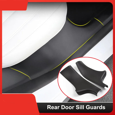 Rear Door Sill Guards For Tesla Model Y - 2pcs - EVtilbud 