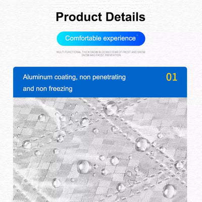 Bilvinduoverdrag med øreklokker - Vinterbeskyttelse