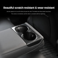 Tesla Model 3 Highland Carbon Fiber Cup Holder Trim - EVtilbud 