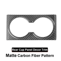 Tesla Model 3 Highland Carbon Fiber Cup Holder Trim - EVtilbud 