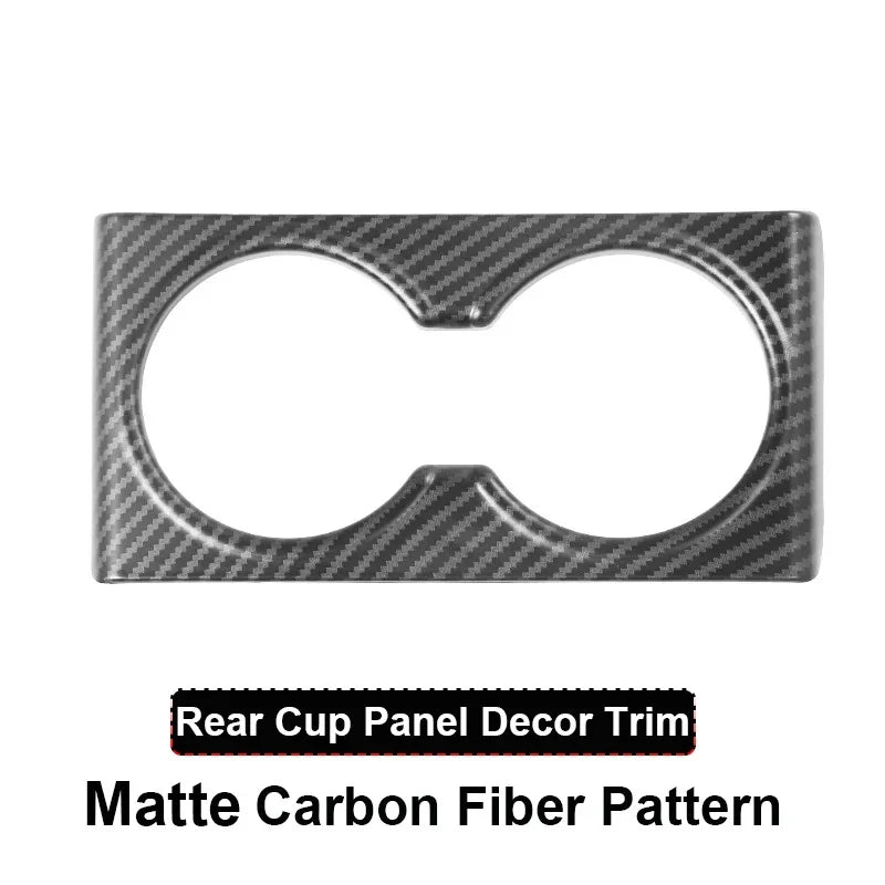 Tesla Model 3 Highland Carbon Fiber Cup Holder Trim - EVtilbud 