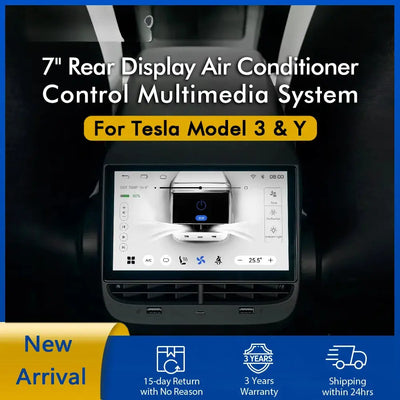 Tesla Model 3 & Y 7'' Rear IPS Touchscreen - EVtilbud 