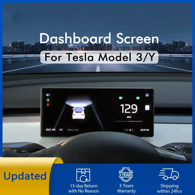 Tesla Model 3 Y Digital Dashboard HUD Display - EVtilbud 