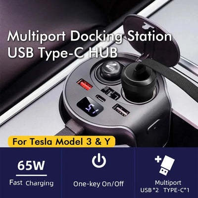 Tesla Model 3 & Y USB Hub - EVtilbud 